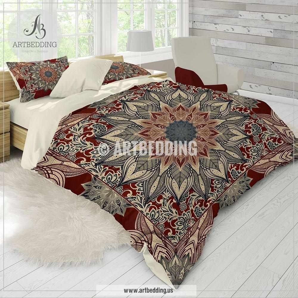 Linen Cinnamon Color Bedding Duvet Cover Set Boho Bedding Comforter Duvet Cover 3 Pcs Set outlet Cinnamon Dona Cover Queen King Quilt Duvet Set