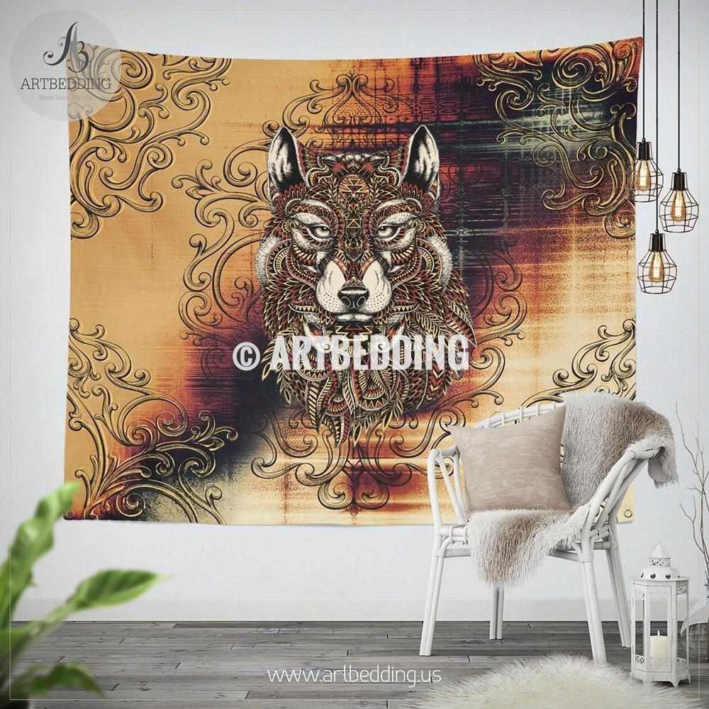 Vintage animal tapestry outlet